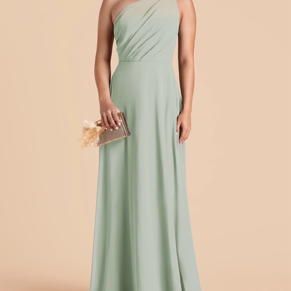 Birdy Grey Dresses & Skirts - Birdy Grey Sage One-Shoulder Dress